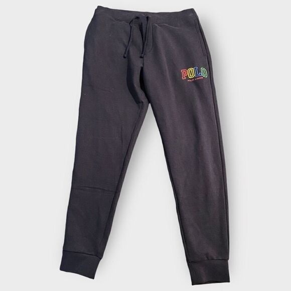 Polo Ralph Lauren “RL” Fleece Logo Jogger Pants Mens size Medium New with Tags - Picture 1 of 11